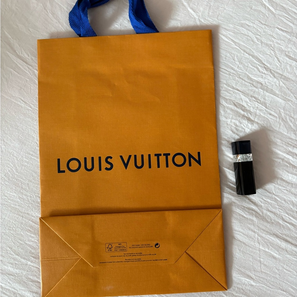 Louis Vuitton Orange Shopping paper Bag